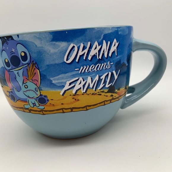 Disney Lilo and Stitch Ohana Means Family 24oz Ceramic Mug - Picture 4 of 14